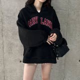 ハーフジップロゴ入りボアプルパーカー | me Jane | 詳細画像24