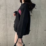 ハーフジップロゴ入りボアプルパーカー | me Jane | 詳細画像26