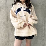 ハーフジップロゴ入りボアプルパーカー | me Jane | 詳細画像33