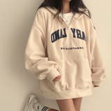 ハーフジップロゴ入りボアプルパーカー | me Jane | 詳細画像5