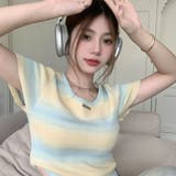 グラデーションクロップド丈トップス | me Jane | 詳細画像13