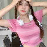 グラデーションクロップド丈トップス | me Jane | 詳細画像3
