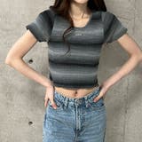 グラデーションクロップド丈トップス | me Jane | 詳細画像30