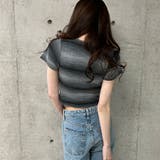 グラデーションクロップド丈トップス | me Jane | 詳細画像34