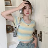 グラデーションクロップド丈トップス | me Jane | 詳細画像9