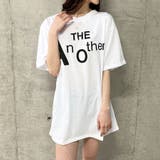 バックオープンロゴプリントTシャツ | me Jane | 詳細画像2