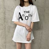 バックオープンロゴプリントTシャツ | me Jane | 詳細画像4