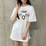 バックオープンロゴプリントTシャツ | me Jane | 詳細画像5