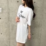 バックオープンロゴプリントTシャツ | me Jane | 詳細画像6