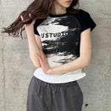 ラグラン配色プリントTシャツ | me Jane | 詳細画像5 