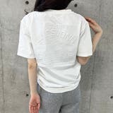エンボス加工ロゴTシャツ | me Jane | 詳細画像9 