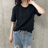 エンボス加工ロゴTシャツ | me Jane | 詳細画像17 