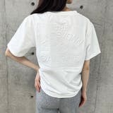 エンボス加工ロゴTシャツ | me Jane | 詳細画像8 