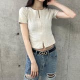 ダブルZIP半袖トップス | me Jane | 詳細画像8