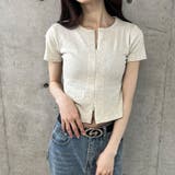 ダブルZIP半袖トップス | me Jane | 詳細画像10