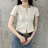 ダブルZIP半袖トップス | me Jane | 詳細画像12