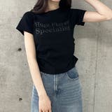 エンボス加工ロゴ半袖Tシャツ | me Jane | 詳細画像13