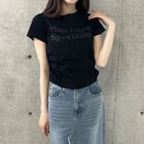 エンボス加工ロゴ半袖Tシャツ | me Jane | 詳細画像15