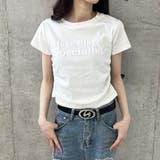 エンボス加工ロゴ半袖Tシャツ | me Jane | 詳細画像2