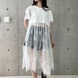 レース切替ロングTシャツ | me Jane | 詳細画像10