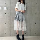 レース切替ロングTシャツ | me Jane | 詳細画像12