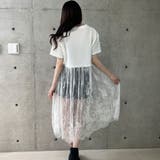 レース切替ロングTシャツ | me Jane | 詳細画像20