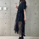 レース切替ロングTシャツ | me Jane | 詳細画像7