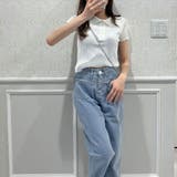 リブ半袖ポロトップス | me Jane | 詳細画像16