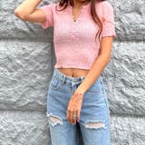 バックオープンショート丈リブニット | me Jane | 詳細画像17