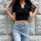 バックオープンショート丈リブニット | me Jane | 詳細画像5