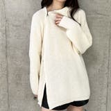 スタンドカラーダブルZIPニット | me Jane | 詳細画像16