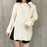 スタンドカラーダブルZIPニット | me Jane | 詳細画像17