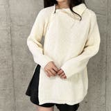 スタンドカラーダブルZIPニット | me Jane | 詳細画像18