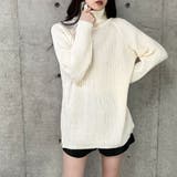 スタンドカラーダブルZIPニット | me Jane | 詳細画像22