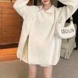 スタンドカラーダブルZIPニット | me Jane | 詳細画像3