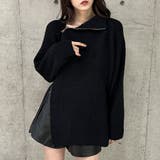 スタンドカラーダブルZIPニット | me Jane | 詳細画像31