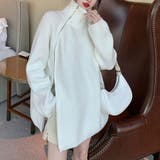 スタンドカラーダブルZIPニット | me Jane | 詳細画像6