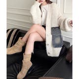 デニムビックポケットラメニットカーディガン | me Jane | 詳細画像2