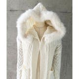 フードファー付ロングカーディガン | me Jane | 詳細画像15