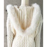 フードファー付ロングカーディガン | me Jane | 詳細画像16