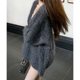 シャギーラメニットカーディガン | me Jane | 詳細画像7