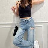 バッグダメージデニムストレートパンツ | me Jane | 詳細画像7
