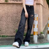 【新色追加!!】バッグダメージデニムストレートパンツ | me Jane | 詳細画像20