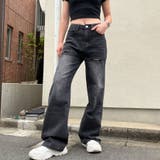 【新色追加!!】バッグダメージデニムストレートパンツ | me Jane | 詳細画像28