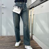 バックポケットダメージデニムストレートパンツ | me Jane | 詳細画像2