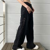 【新色追加】サイドカットアウトデニムストレートパンツ | me Jane | 詳細画像51