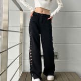 【新色追加】サイドカットアウトデニムストレートパンツ | me Jane | 詳細画像61