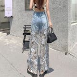 レース切替デニムパンツ | me Jane | 詳細画像19 