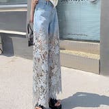 レース切替デニムパンツ | me Jane | 詳細画像20 