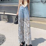 レース切替デニムパンツ | me Jane | 詳細画像21 